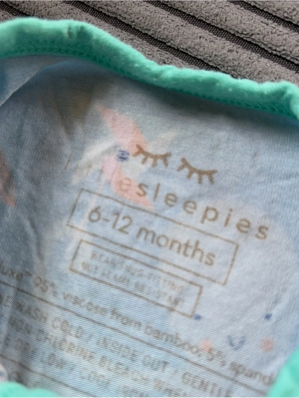 Little Sleepies Shorty Zippy Bundle Unisex Ocean Caterpillar Succulents 6-12 Mo